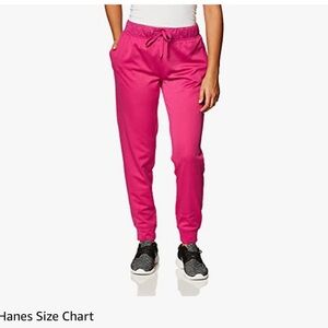 Hanes Womens Sport Performance Fleece Jogger Pants